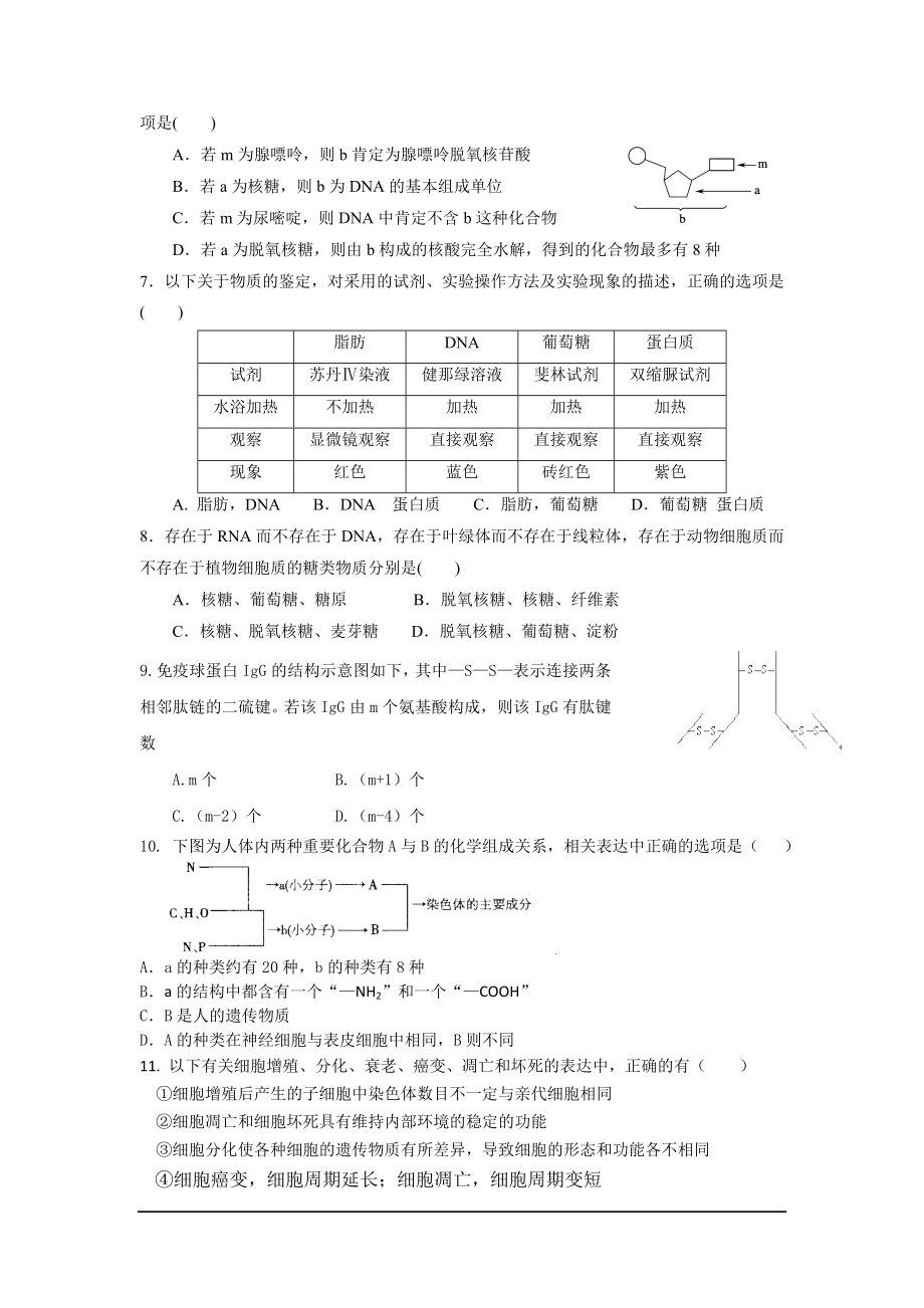 甘肃嘉峪关第一中学18-19高二上学期年末考试试题--生物.doc_第2页