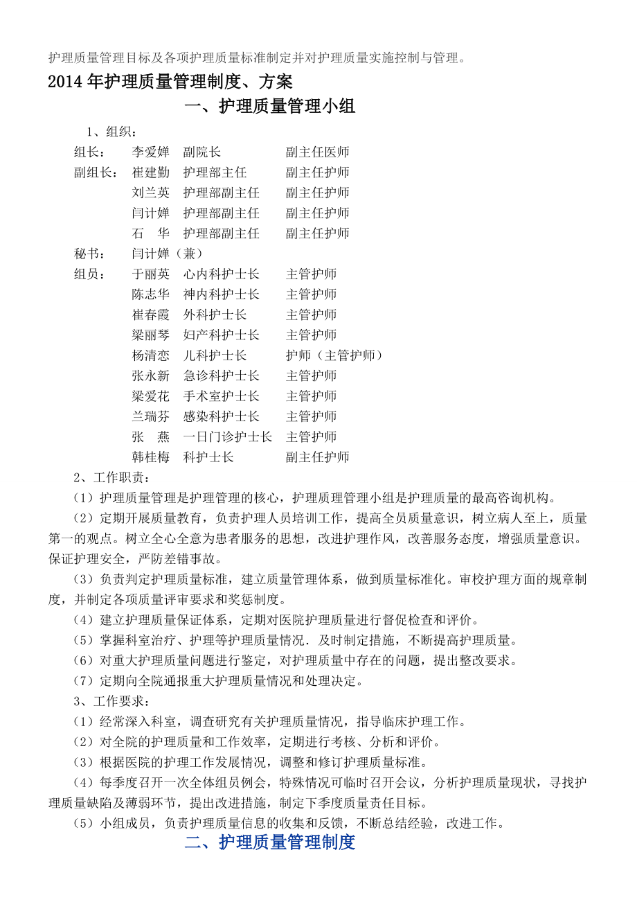 2014年护理质量管理制度方案.doc_第1页