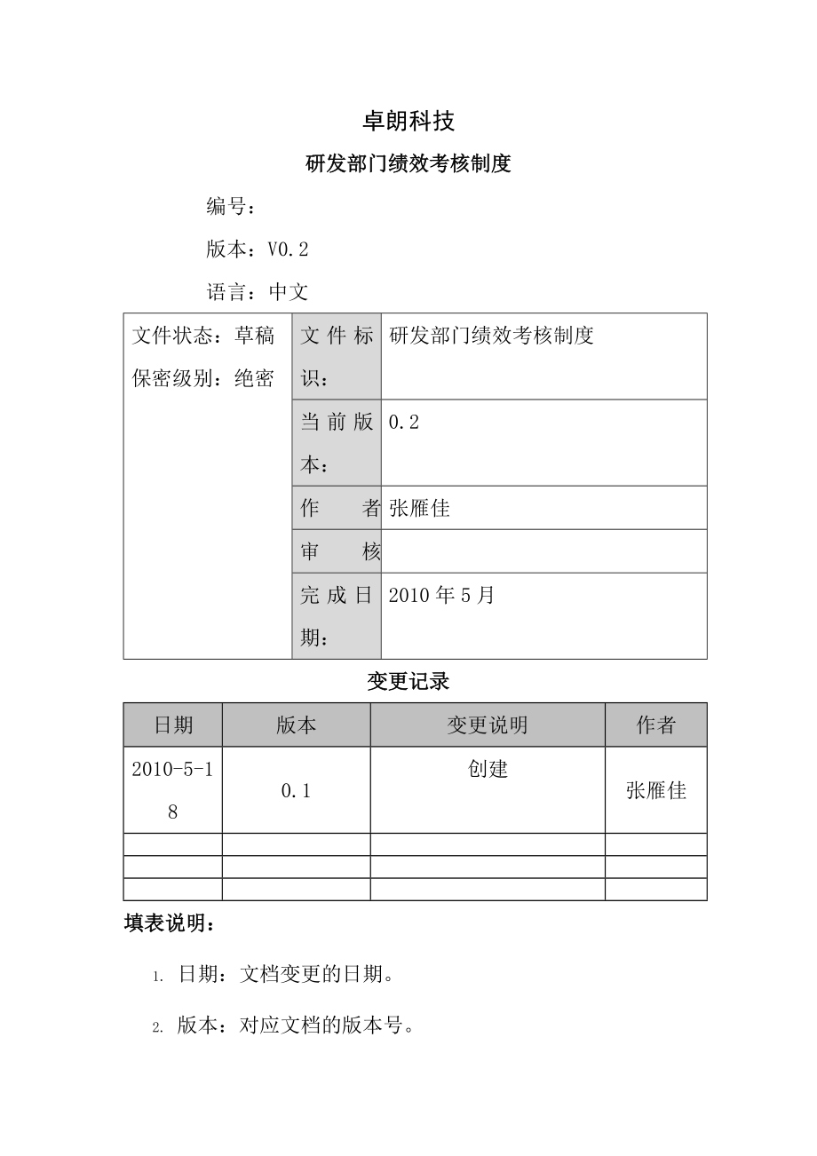 研发部门绩效考核制度02.doc_第1页