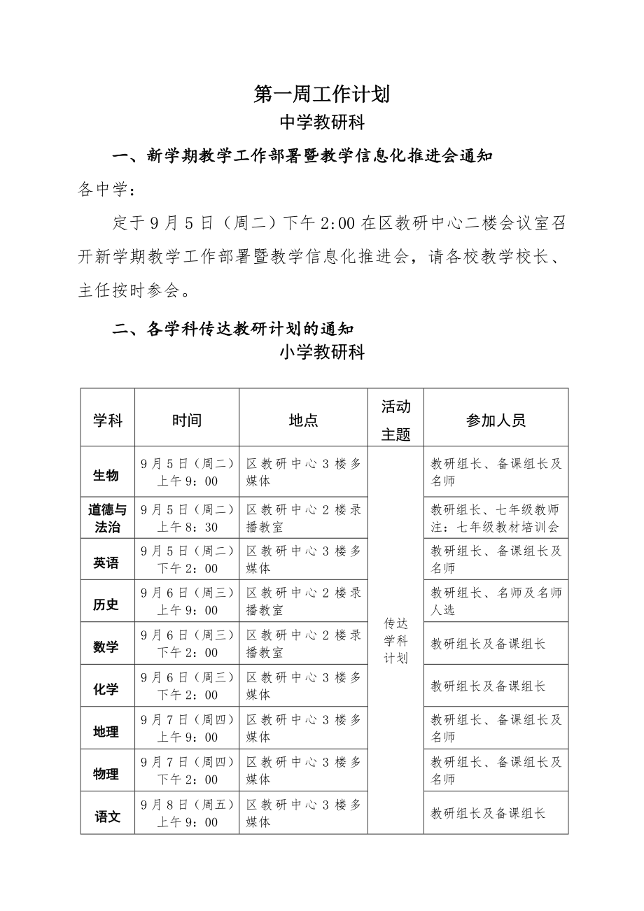 第一周工作计划 2.doc_第1页