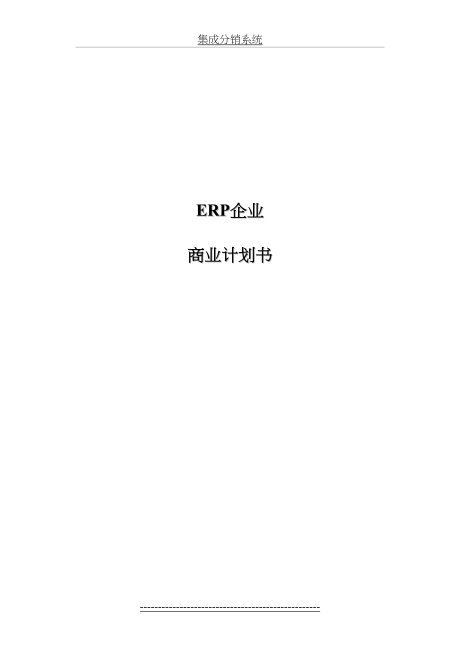 最新ERP商业计划书.doc_第2页