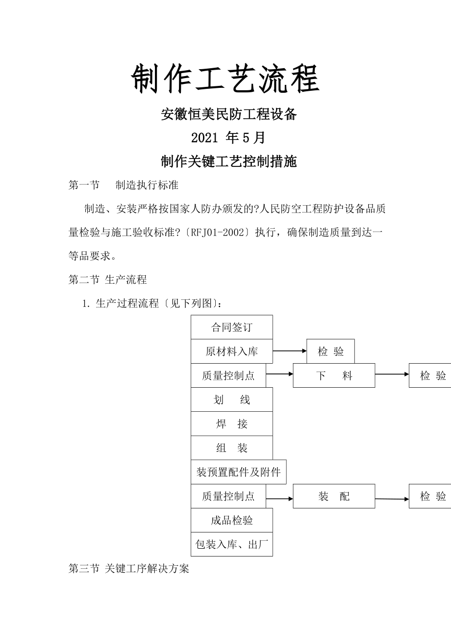 生产制作工艺标准流程.doc_第1页