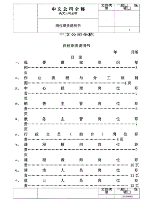 早教中心岗位职责说明书002.doc