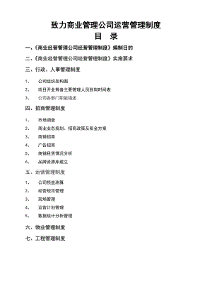 商业管理公司运营管理制度1.doc