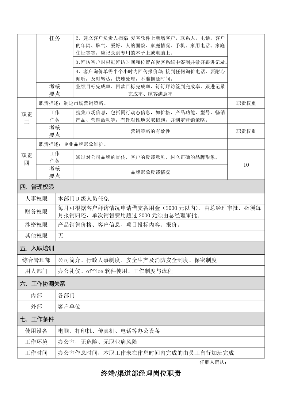 岗位职责销售部.doc_第2页