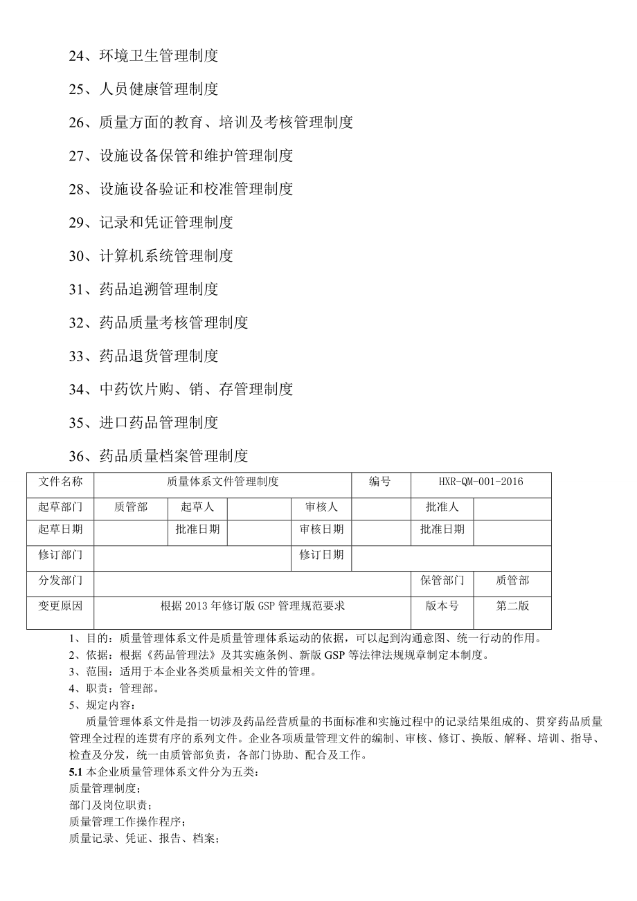 2016改新版GSP管理制度整套.doc_第2页