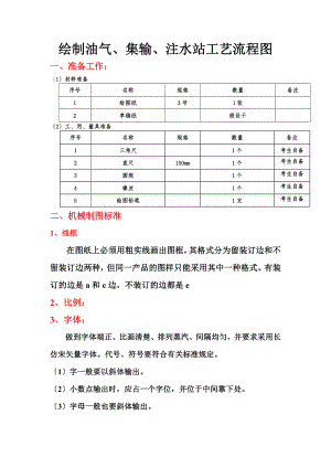 油气集输注水站工艺流程图的绘制.doc