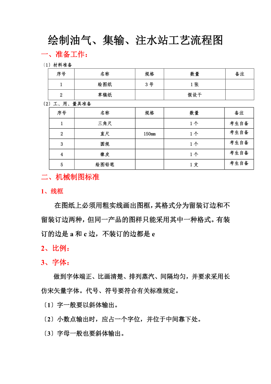 油气集输注水站工艺流程图的绘制.doc_第1页