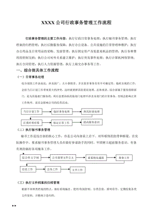 办公室行政事务流程图全套范本.doc