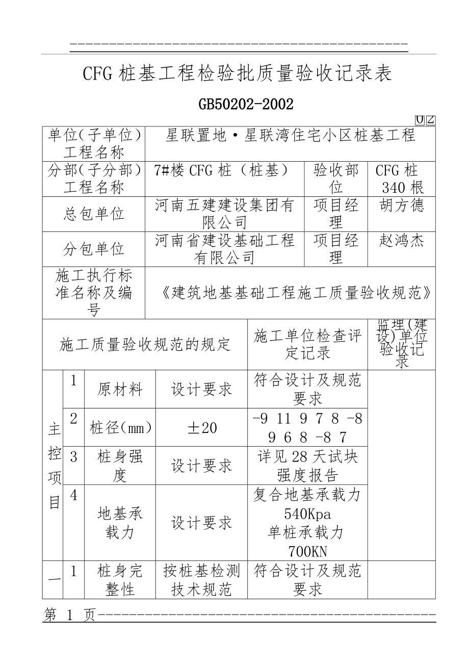 CFG桩检验批(3页).doc_第1页