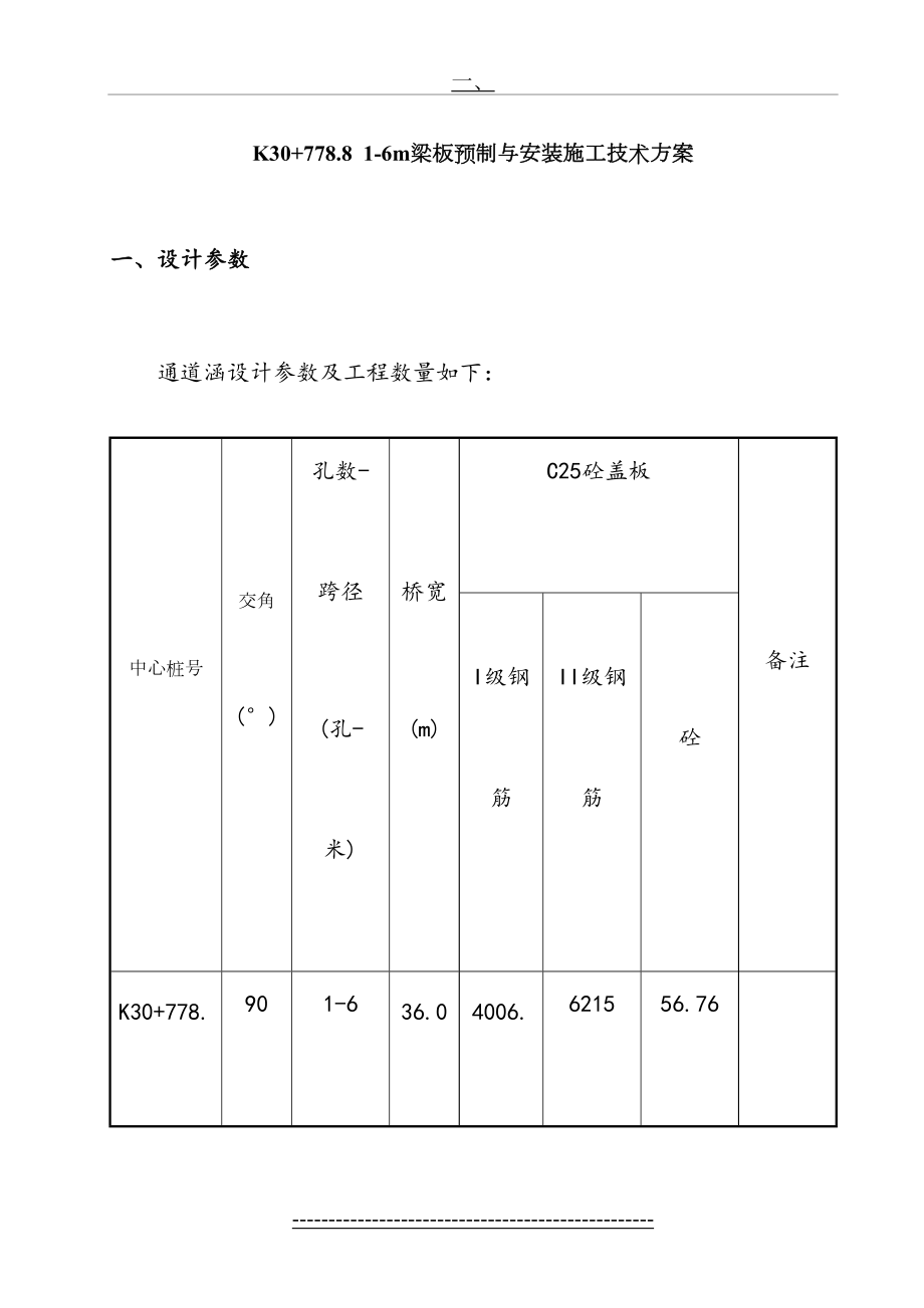 最新K30-778.8-梁板预制及安装施工技术方案.doc_第2页