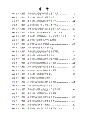 某医药公司管理制度大全共118页37个岗位职责和制度002.doc