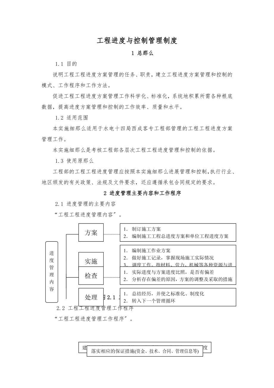 工程进度与控制管理制度002.doc_第1页