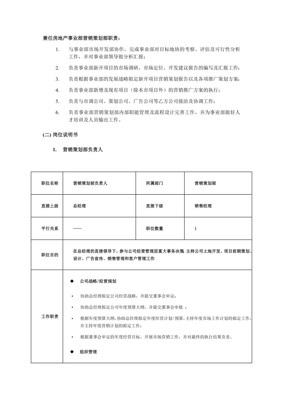 营销策划部规章制度及岗位设置.doc_第2页