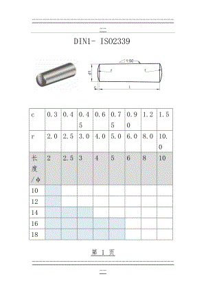 DIN1_圆锥销规格尺寸(2页).doc