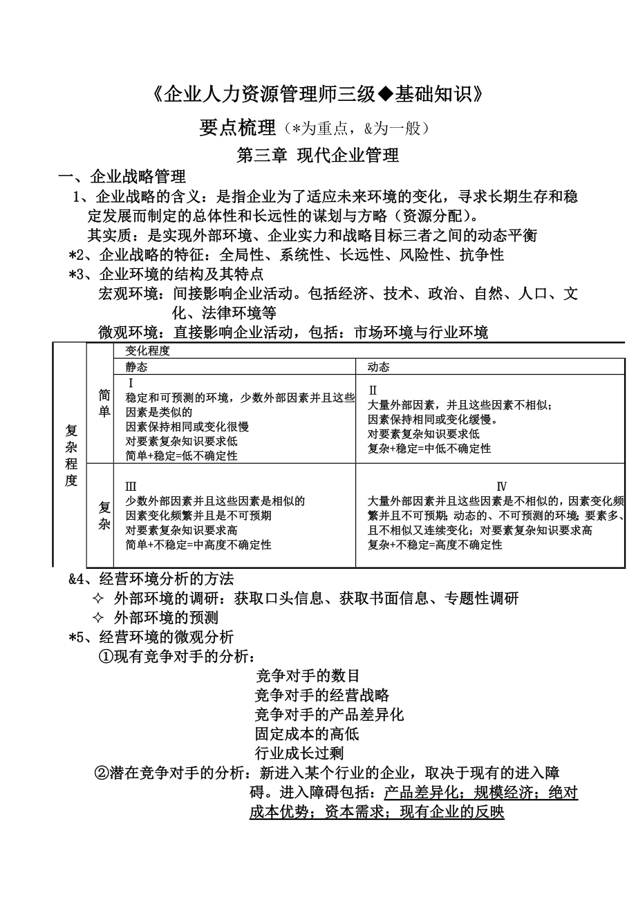 第三章现代企业管理要点知识.doc_第1页