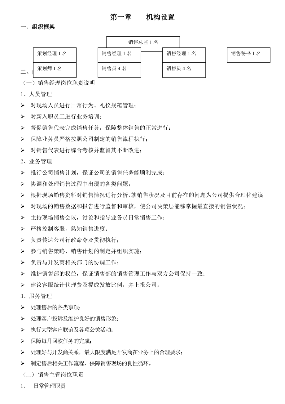 著名房地产公司销售管理制度全套金牌.doc_第1页