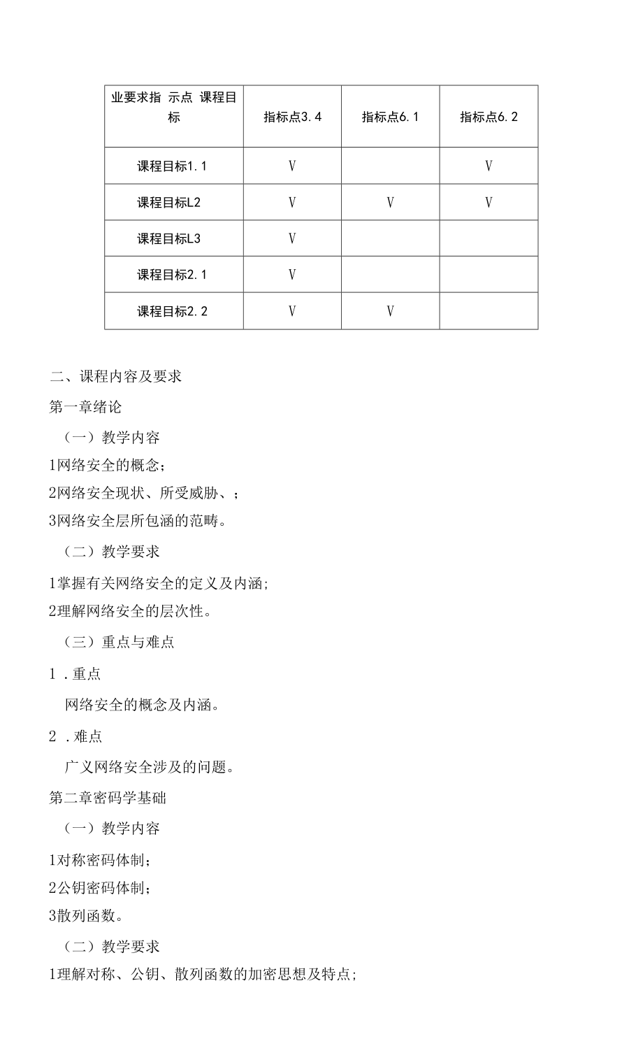 《网络安全与管理》课程教学大纲（本科）.docx_第2页