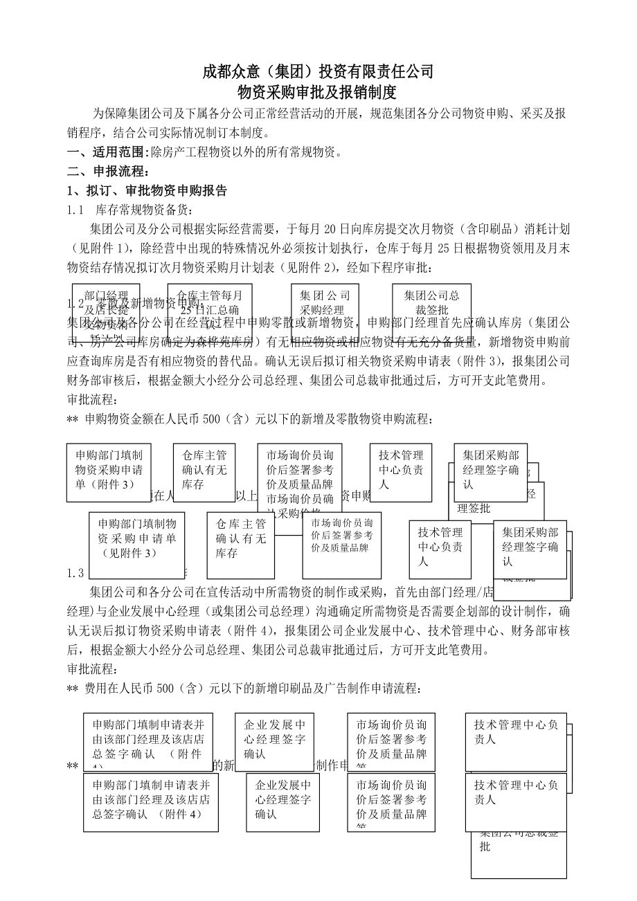 物资采购审核及报销制度.docx_第1页