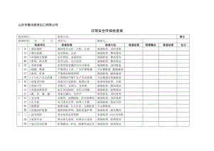 日常安全环保检查表.doc