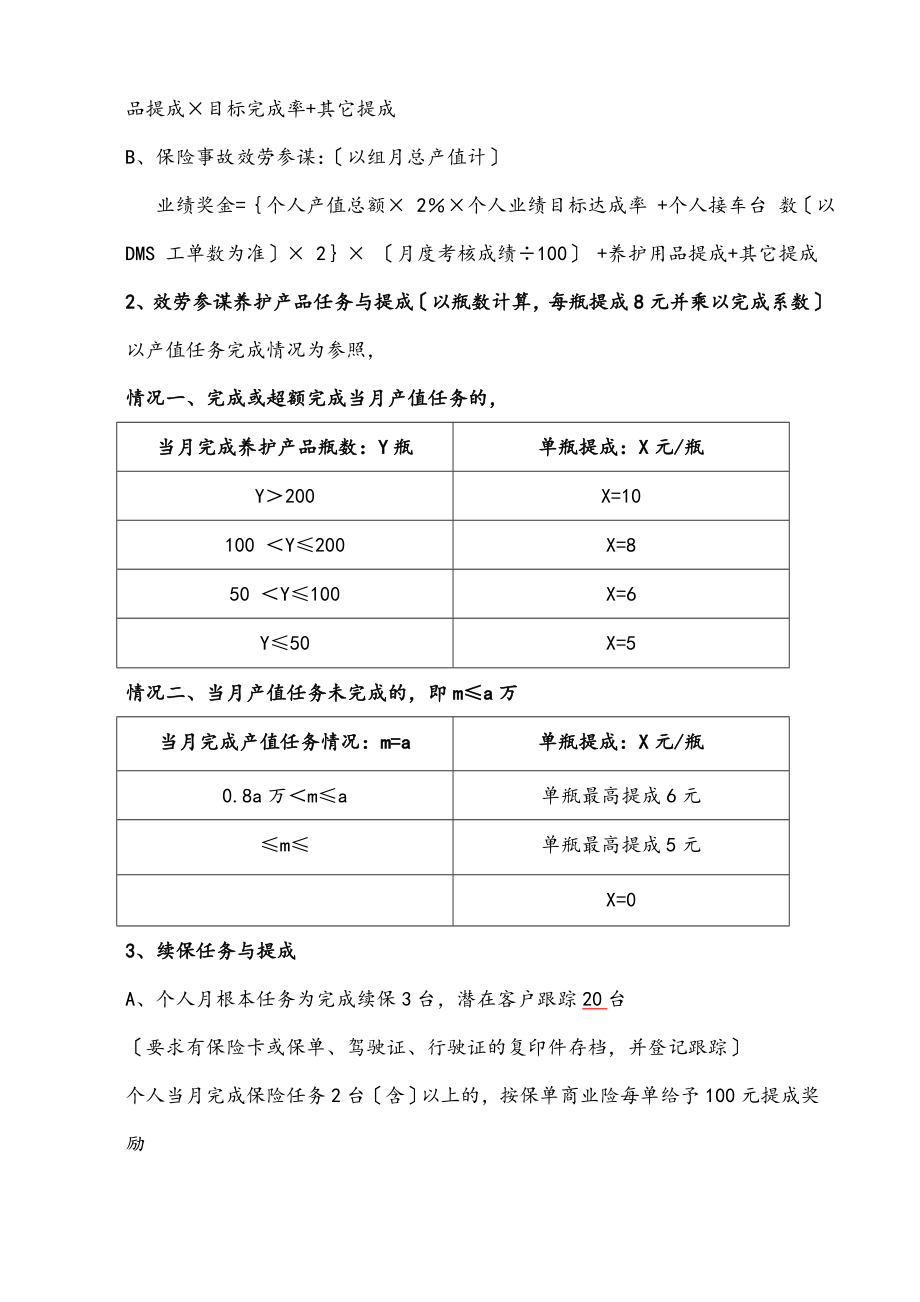 汽车4S店售后工资绩效考核方案.doc_第2页