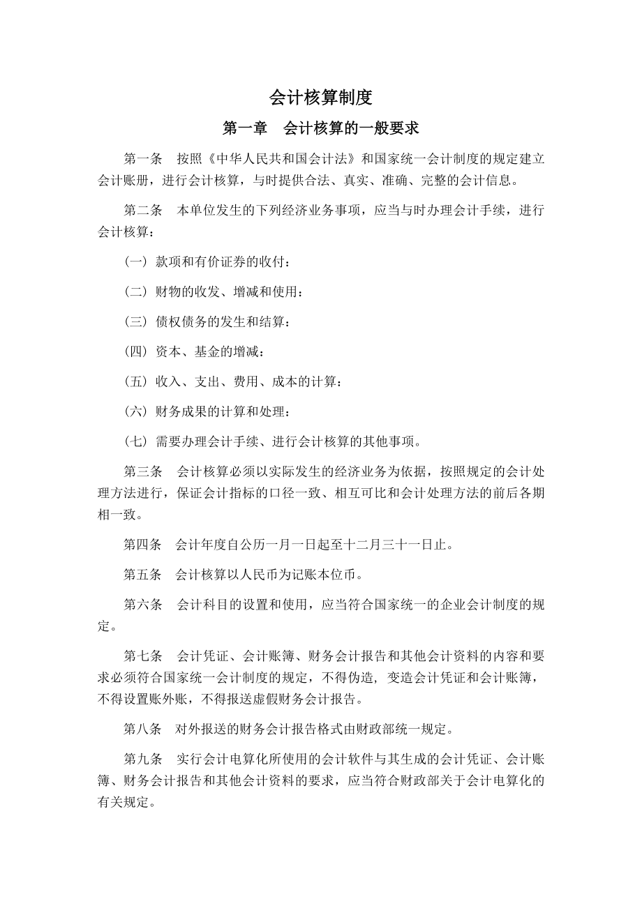 公司会计核算制度.docx_第1页