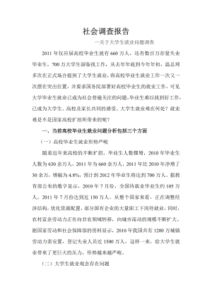 社会调查报告行政管理专业.doc