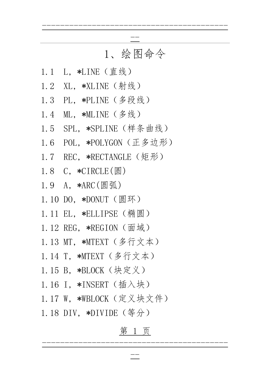 CAD快捷键(全)(32页).doc_第1页