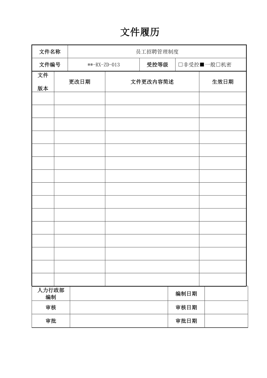 《员工招聘管理制度》.docx_第2页