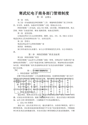 寒武纪电子商务部门管理制度.docx