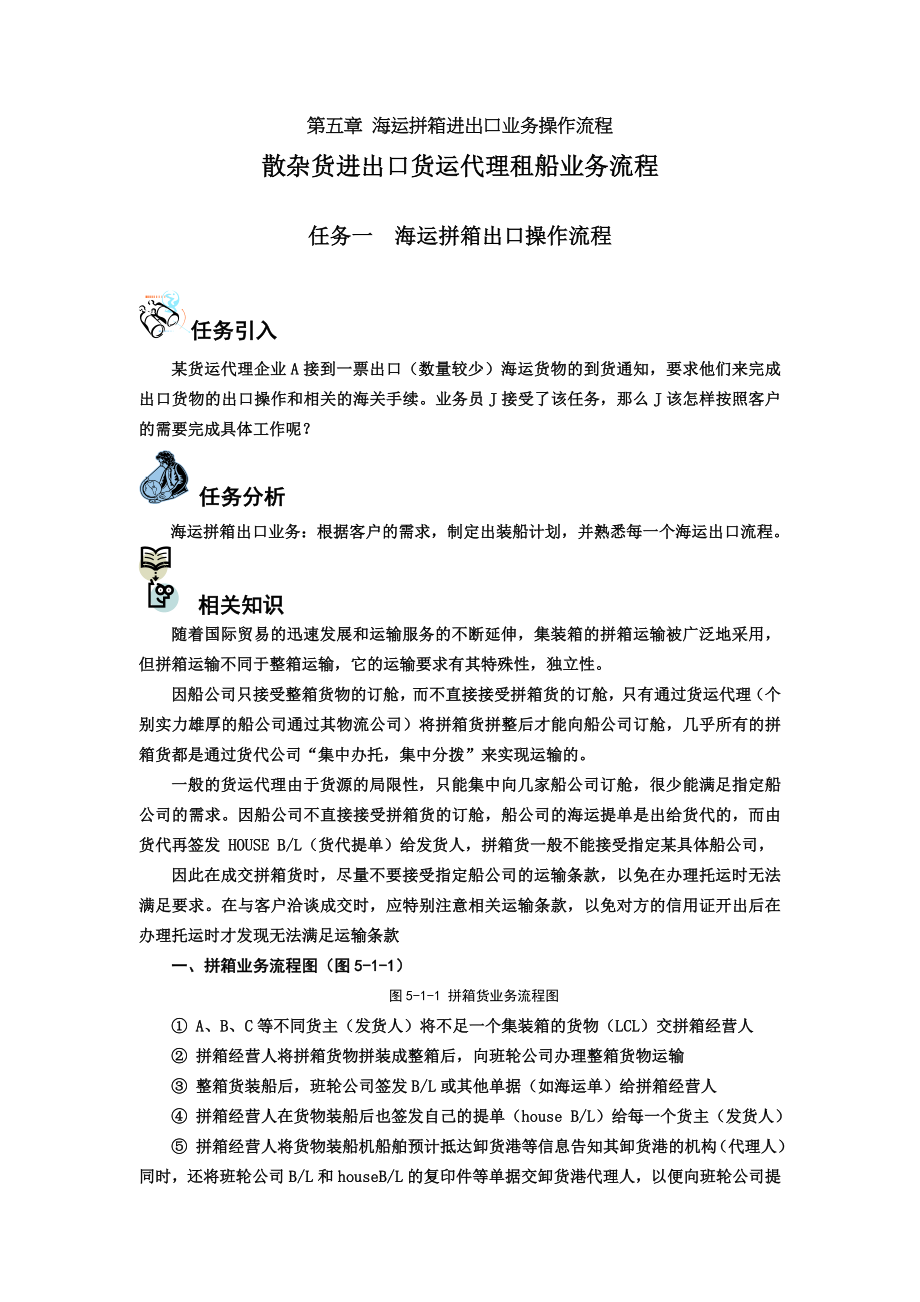 海运拼箱进出口业务操作流程.doc_第1页