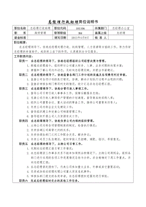 总经理行政助理岗位职责.doc