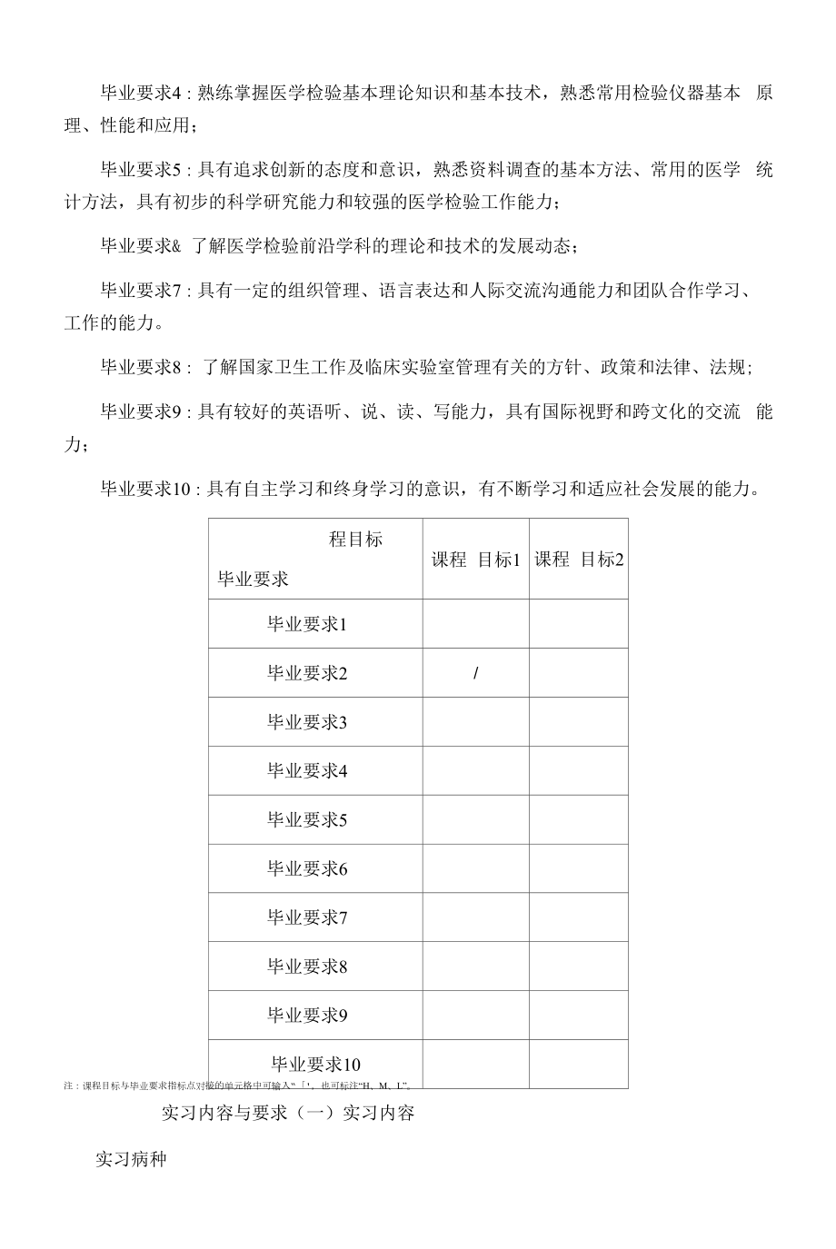 《临床内科实习大纲》课程教学大纲（本科）.docx_第2页