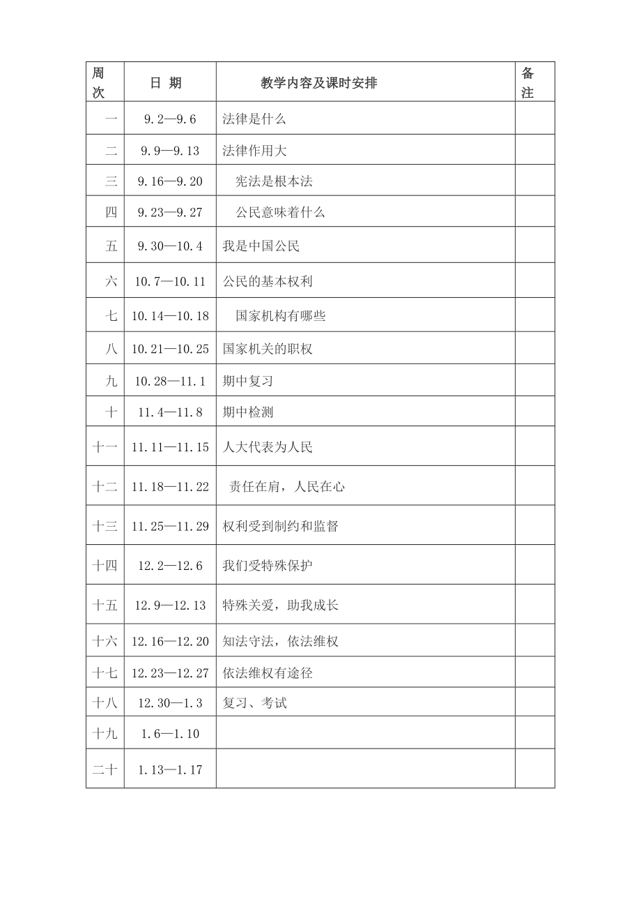 部编版六上《道德与法治》教案(全册).doc_第2页