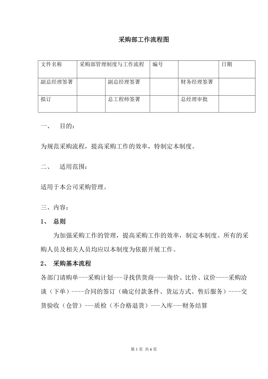 采购部工作流程图04936.doc_第1页