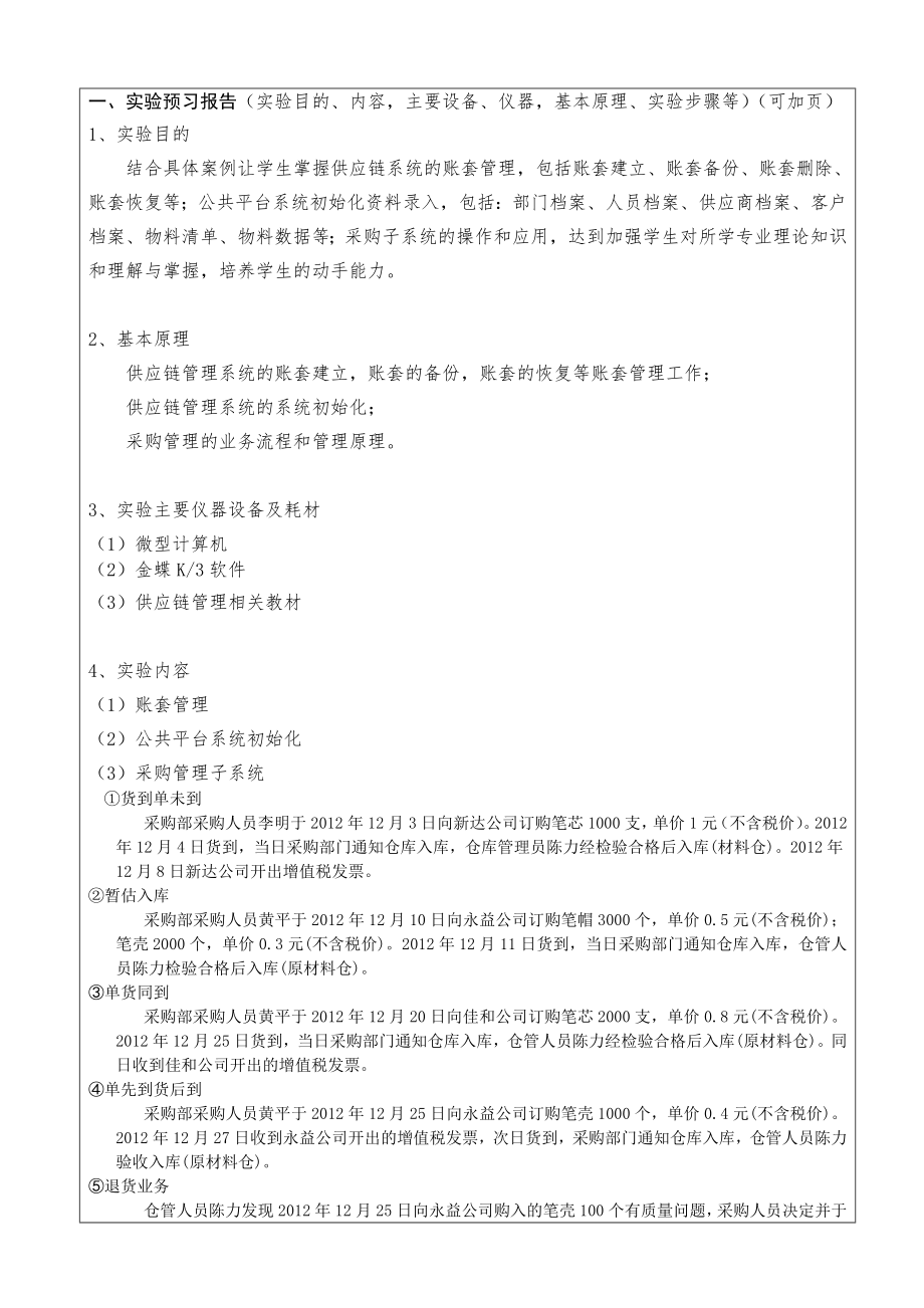 采购管理实验报告书.doc_第2页