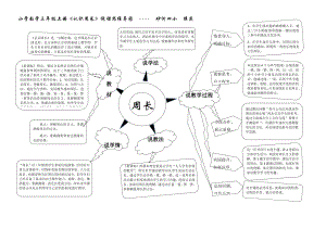 认识周长说课思维导图.doc