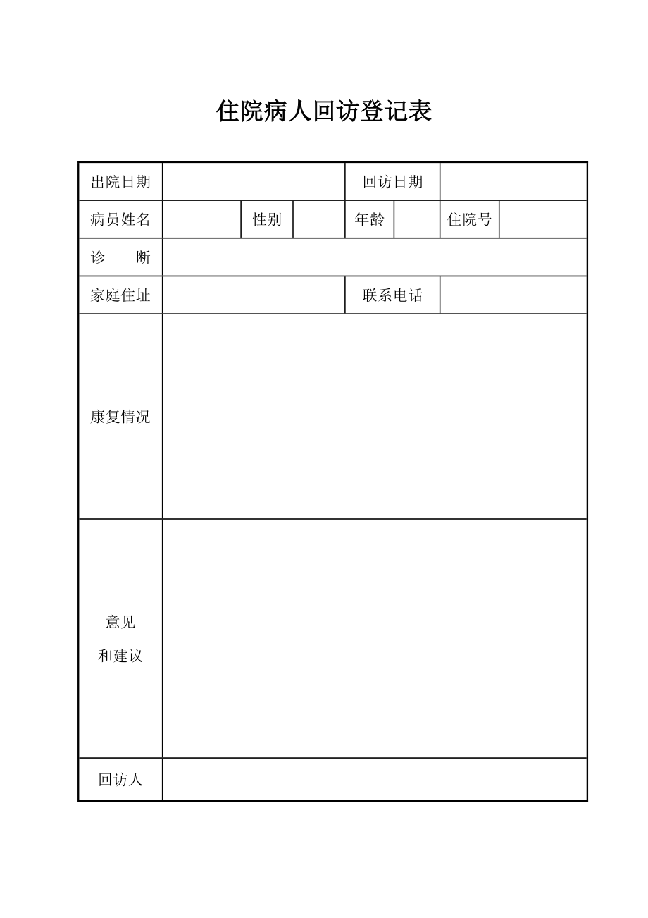 门诊病人回访登记表.doc_第2页