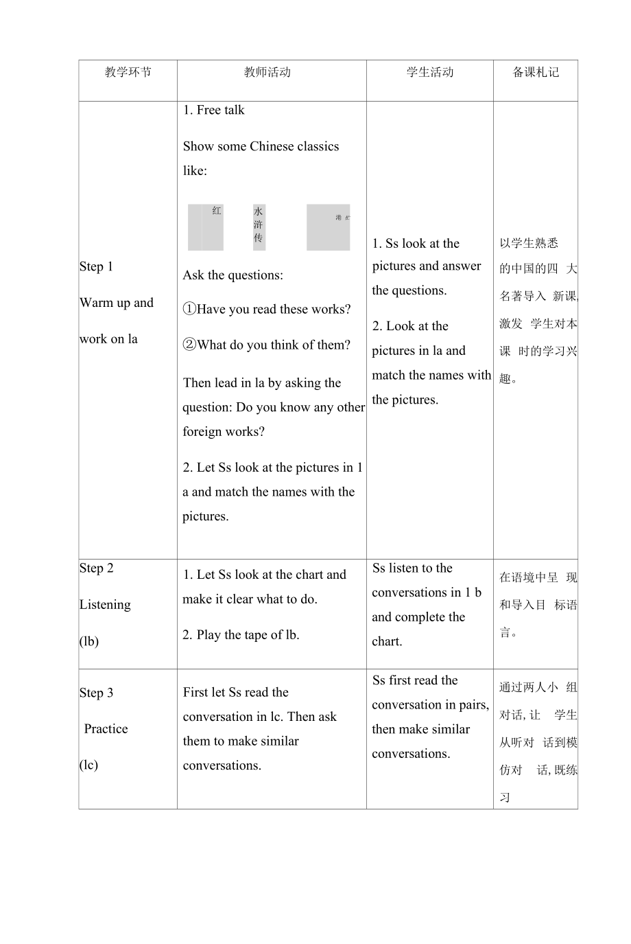 新人教版八年级下册英语 Unit 8 第1课时 教案（教学设计）.docx_第2页