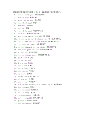 英语日常交际用语50句.doc