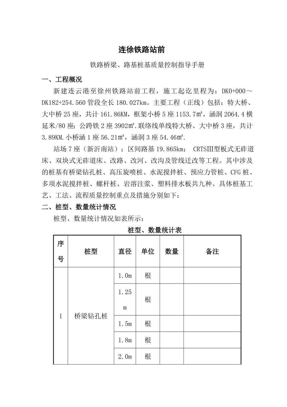 连徐铁路桩基施工工艺质量指导手册.doc_第1页