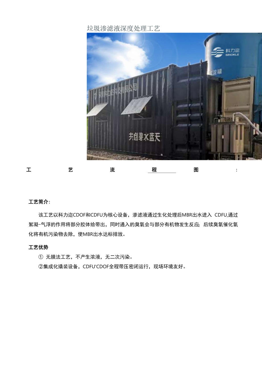 垃圾渗滤液深度处理工艺.docx_第1页