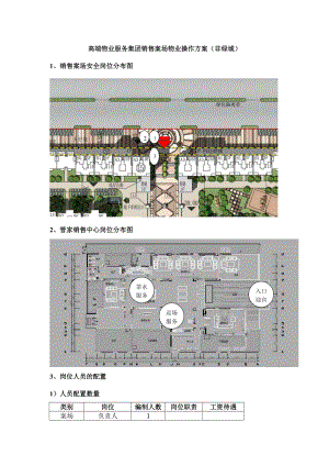 高端物业服务集团销售案场物业操作方案(非绿城).doc