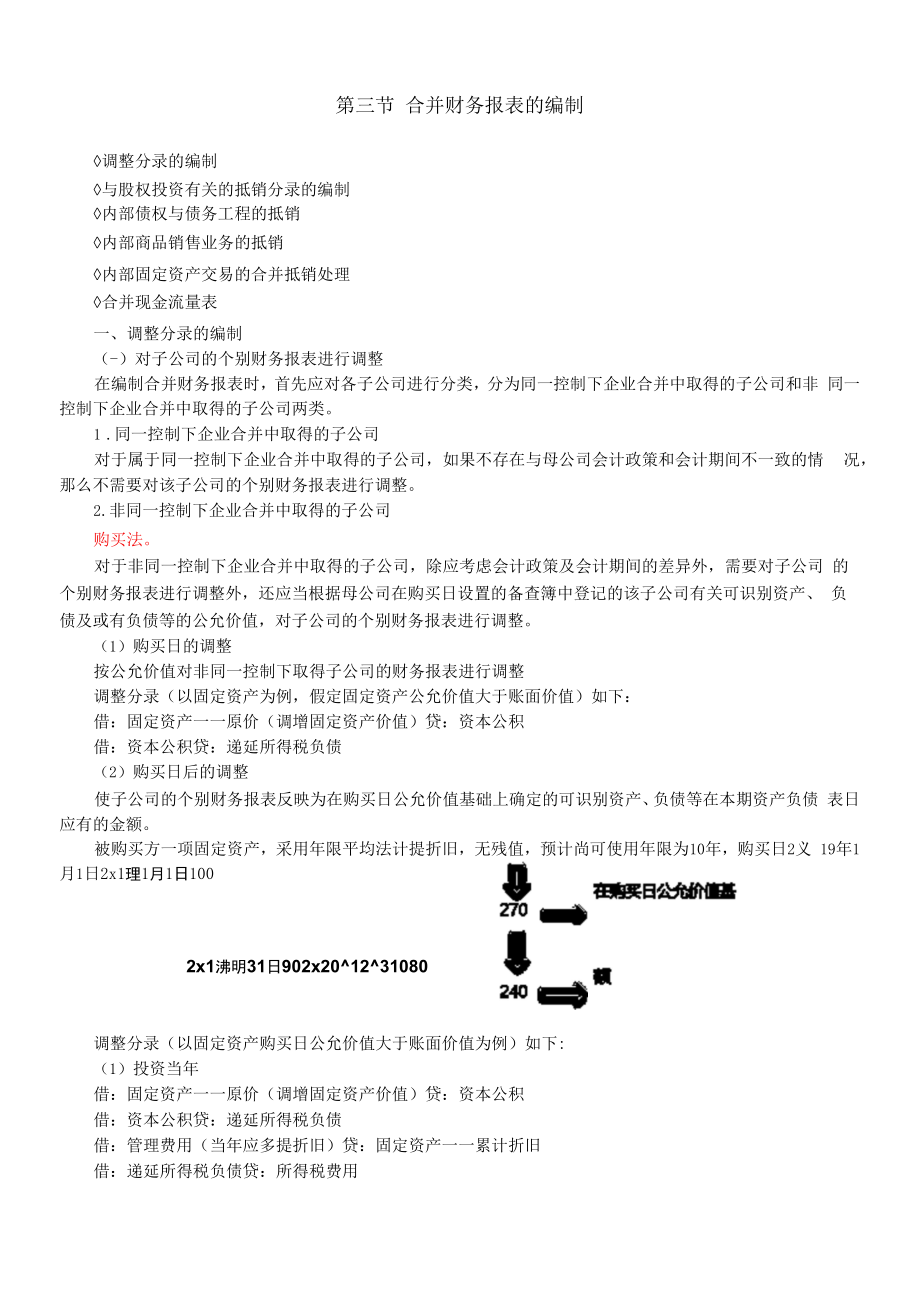 调整分录的编制.docx_第1页