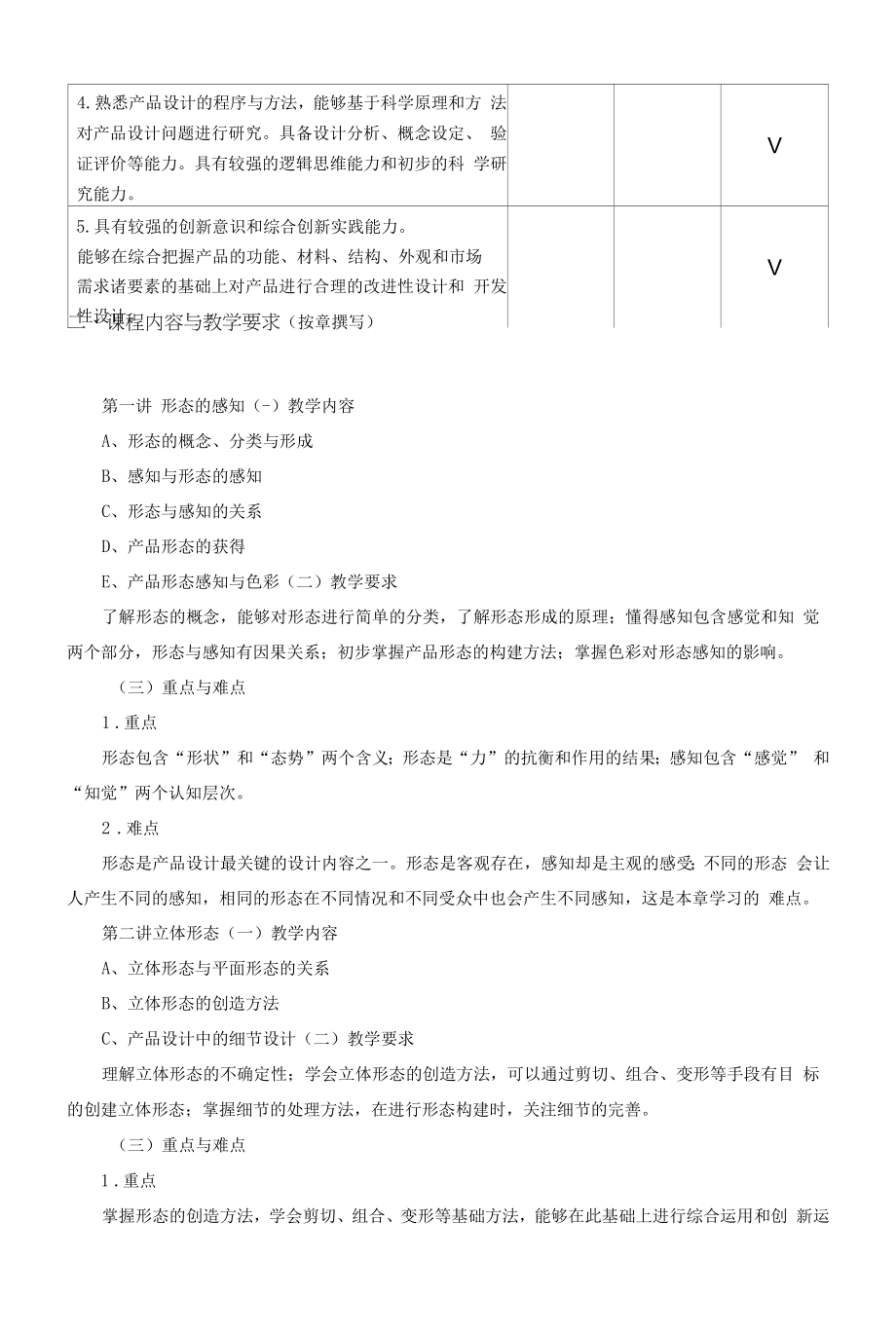 《产品设计初步》课程教学大纲（本科）.docx_第2页