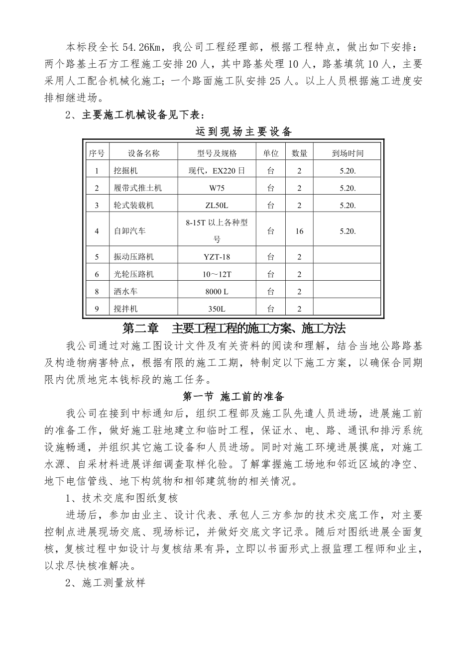 高标准农田道路施工组织方案.doc_第2页