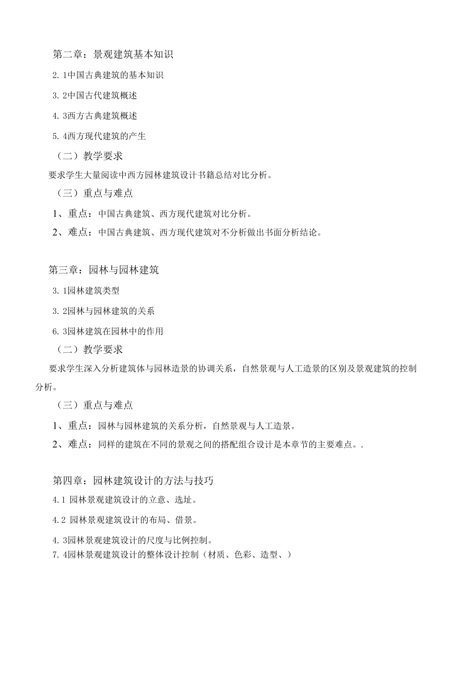 《景观建筑设计》课程教学大纲（本科）.docx_第2页