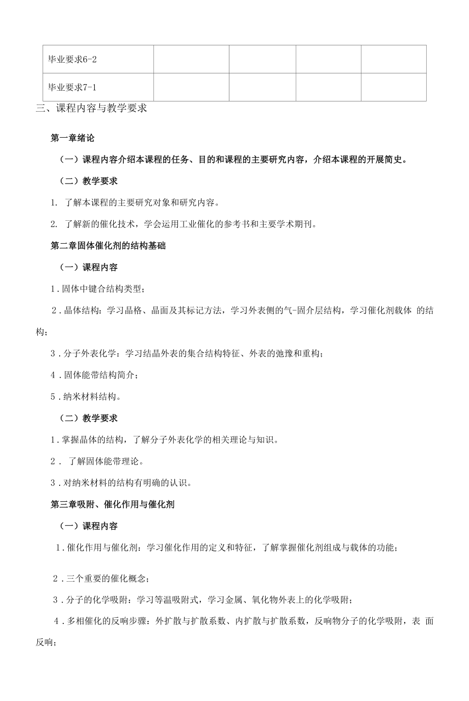 《工业催化》课程教学大纲（本科）.docx_第2页