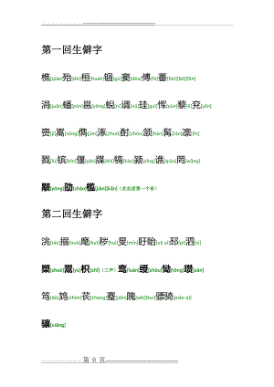 三国演义人名等生僻字大全(按章回顺序)(24页).doc