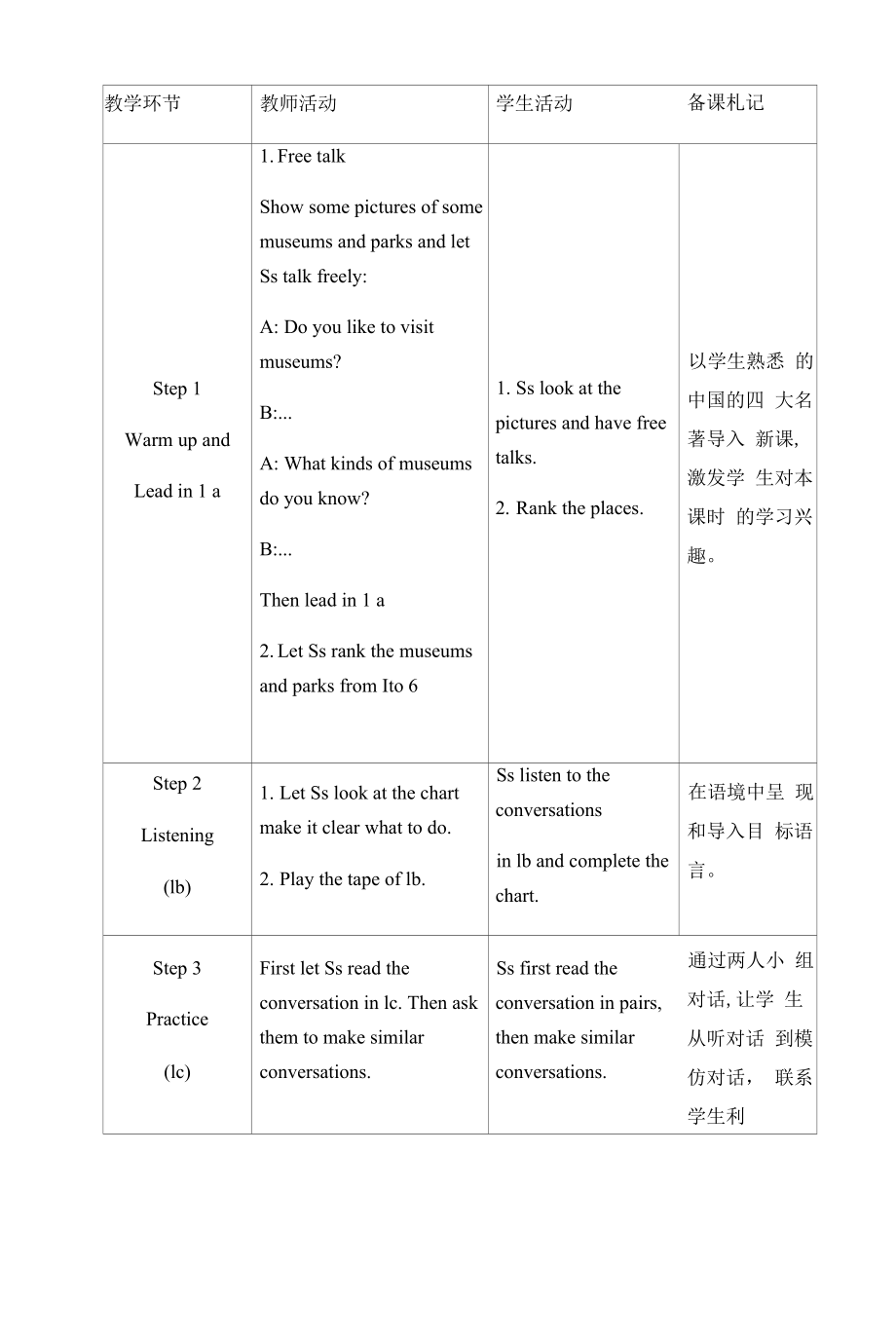 新人教版八年级下册英语 Unit 9 第1课时 教案（教学设计）.docx_第2页